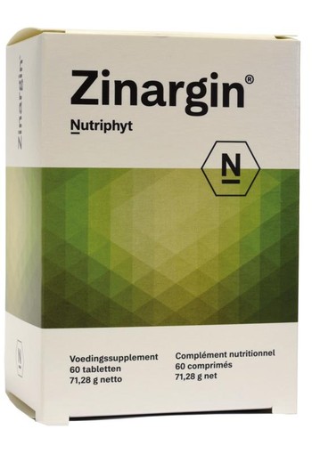 Nutriphyt Zinargin (60 Tabletten)
