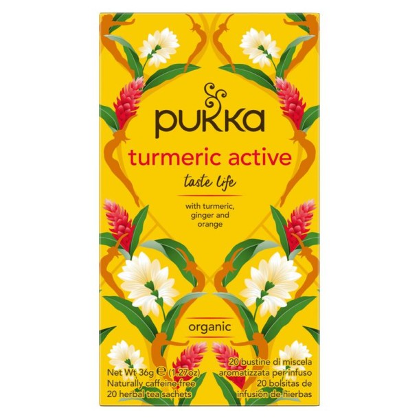 Pukka Tumeric active tea bio (20 Zakjes)