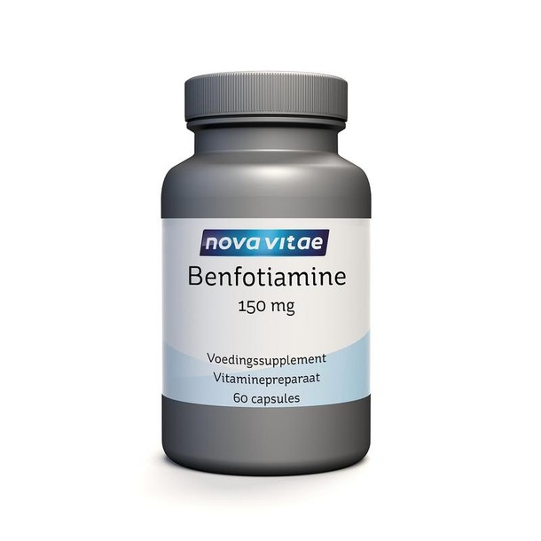 Nova Vitae Benfotiamine (Vitamine B1) 150 mg (60 Vegetarische capsules)