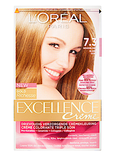 L'Oré­al Ex­cel­len­ce crè­me 7.3 goud­blond
