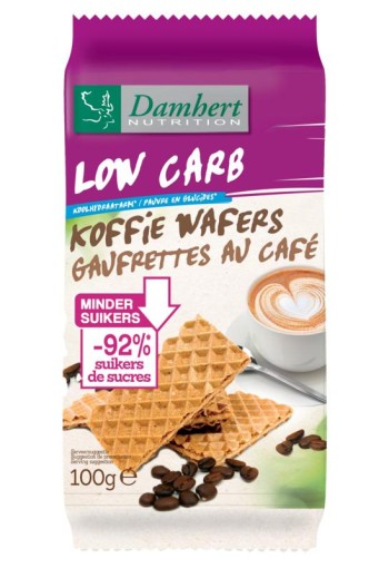 Damhert Koffiewafers low carb (100 Gram)