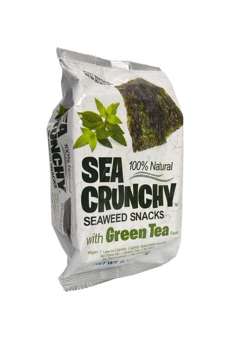 Sea Crunchy Nori zeewier snacks groene thee (10 Gram)