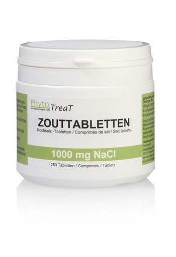 Phytotreat Zouttabletten 1000mg NACL (250 Tabletten)
