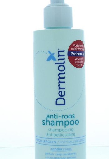 Dermolin Shampoo anti roos CAPB vrij (200 Milliliter)