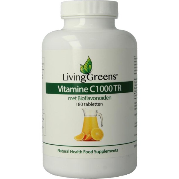 Livinggreens Vitamine C 1000mg TR (180 Tabletten)