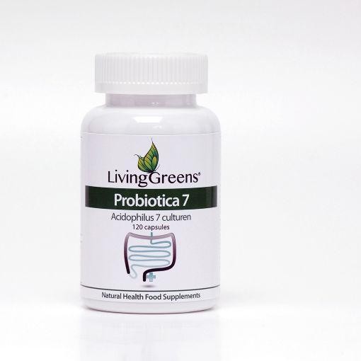 Livinggreens Probiotica acidophilus 7 culturen (120 Capsules)