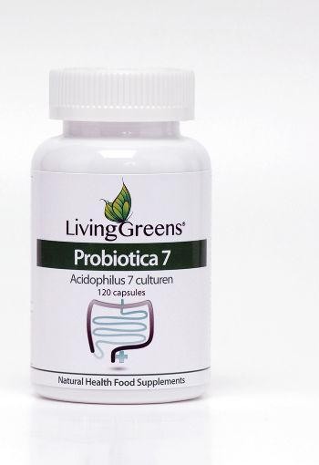 Livinggreens Probiotica acidophilus 7 culturen (120 Capsules)