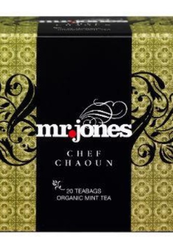 Mr Jones Chef chaoun munt thee bio (20 Zakjes)