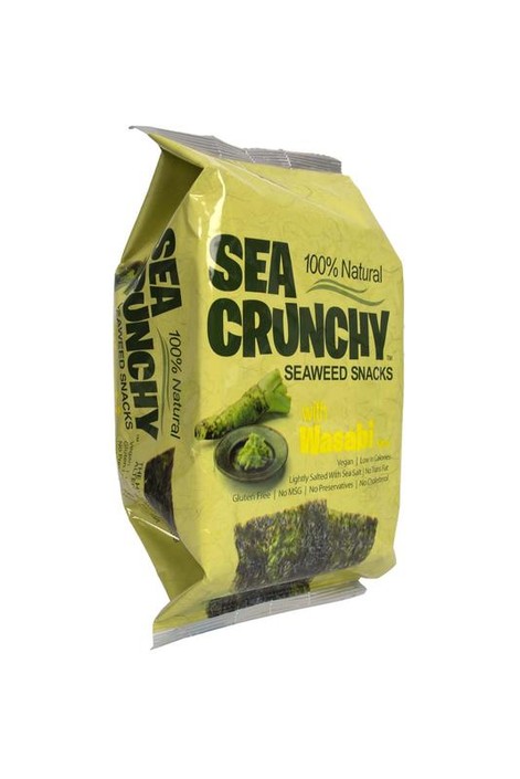 Sea Crunchy Nori zeewier snacks wasabi (10 Gram)