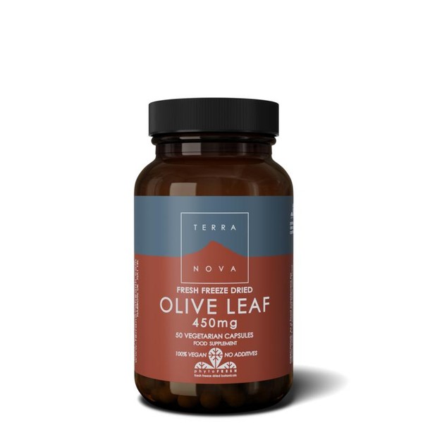 Terranova Olive leaf 450 mg (50 Vegetarische capsules)