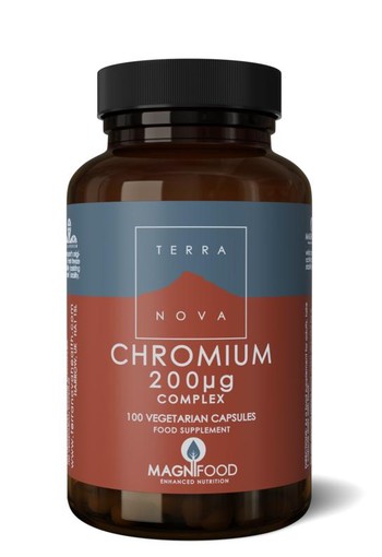 Terranova Chromium 200 mcg complex (100 Vegetarische capsules)