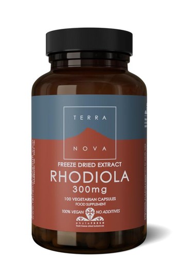 Terranova Rhodiola 300 mg (100 Vegetarische capsules)