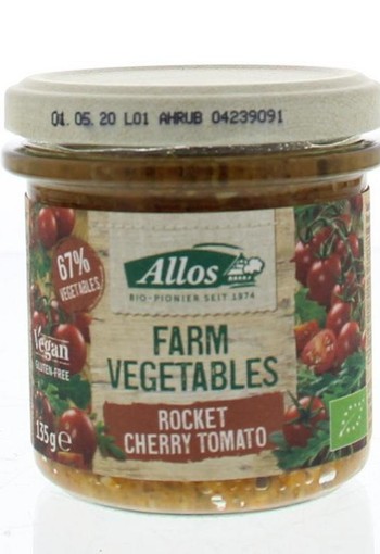 Allos Farm vegetables rucola & kerstomaat bio (135 Gram)