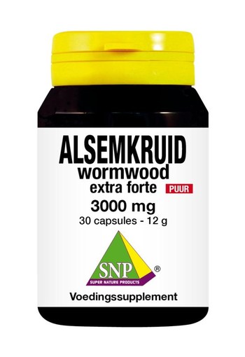 SNP Alsemkruid wormwood 3000 mg puur (30 Capsules)