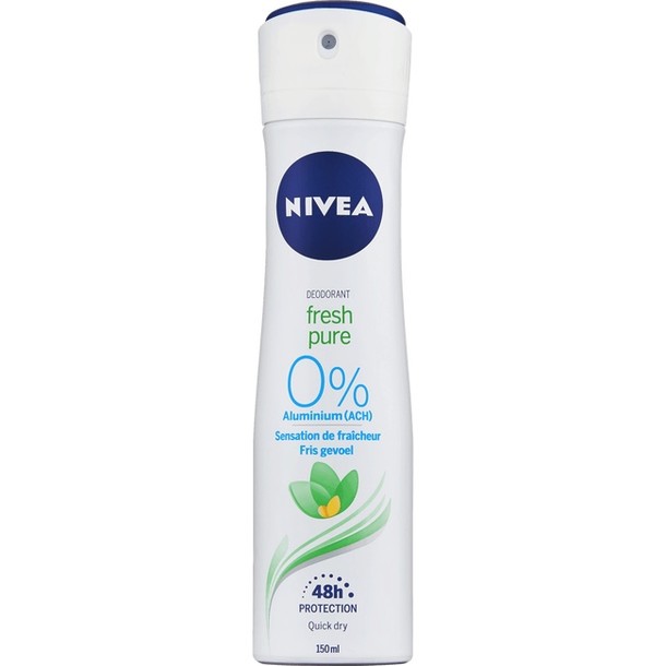 NIVEA Pure & Natural Deodorant Spray 150 ml 