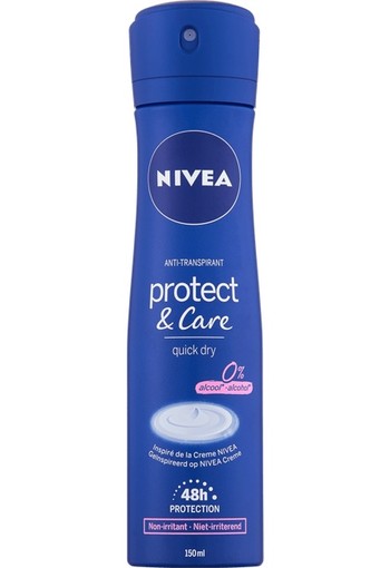 NIVEA Protect & Care Anti-Transpirant Spray 150 ml