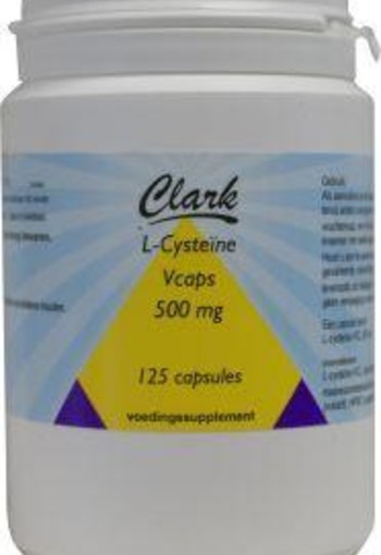 Clark L-Cysteine 500mg (125 Vegetarische capsules)