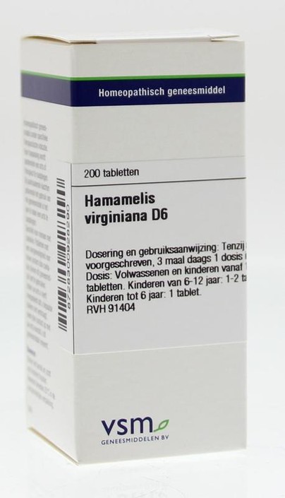 VSM Hamamelis virginiana D6 (200 Tabletten)