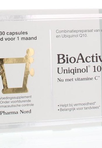 Pharma Nord Bio active uniquinol Q10 100 mg (30 Capsules)