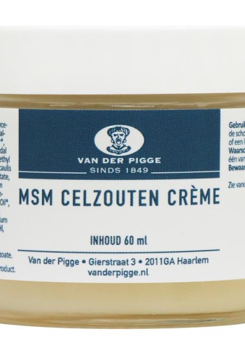 Van der Pigge MSM Celzoutencreme (60 Milliliter)