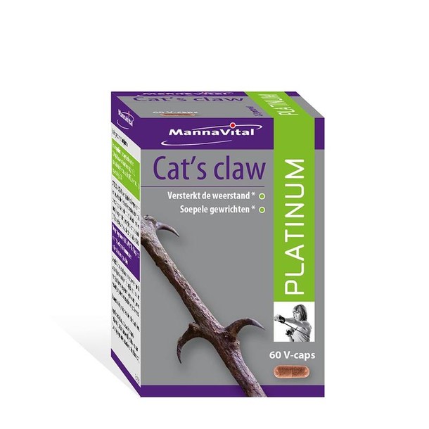 Mannavital Cat's claw platinum (60 Capsules)