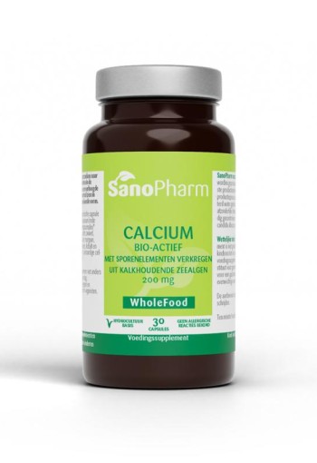 Sanopharm Calcium 200 mg wholefood (30 Capsules)
