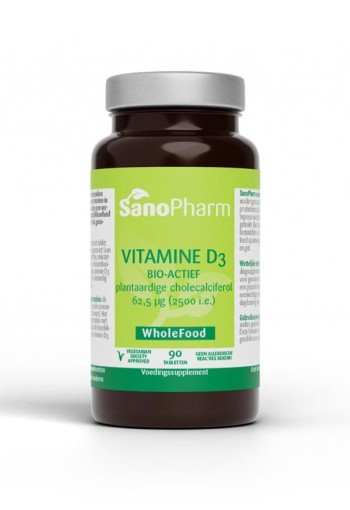 Sanopharm Vitamine D3 62.5mcg/2500IE (90 Tabletten)
