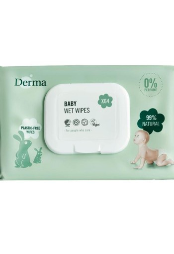 Derma Eco Babydoekjes (64 Stuks)