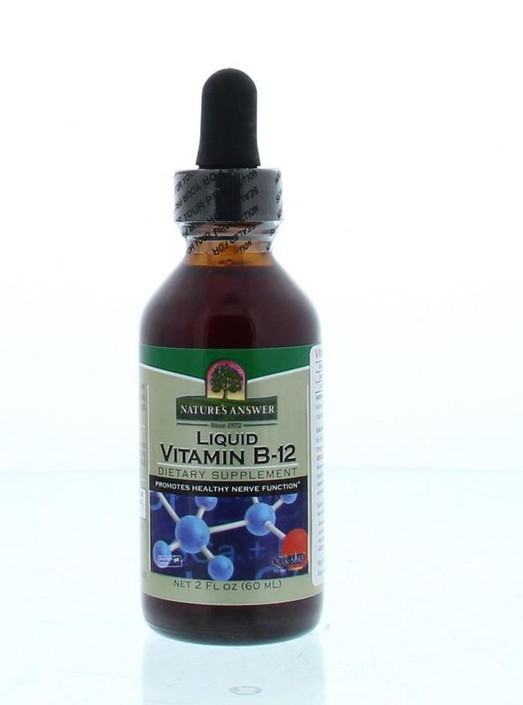 Natures Answer Vloeibaar vitamine B12 - Liquid vitamin B12 (60 Milliliter)