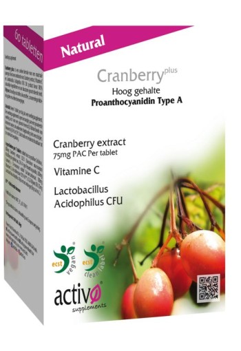 Activo Cranberry plus (60 Tabletten)