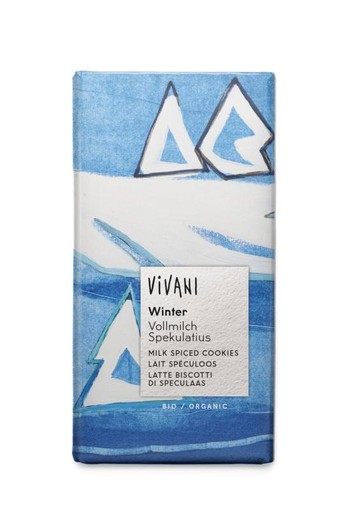 Vivani Chocolade melk winterchocolade bio (100 Gram)