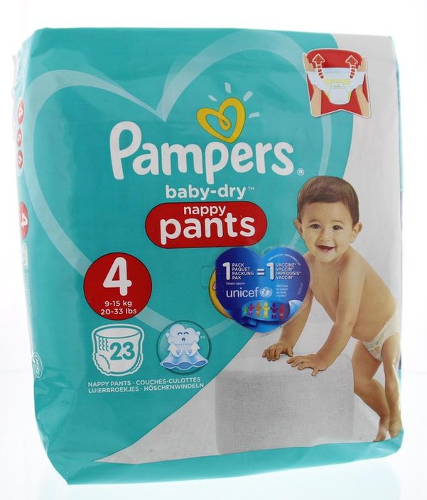 Pampers Baby-Dry Pants 4 23 stuks