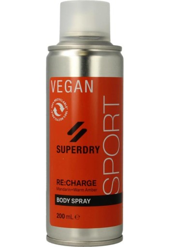 Superdry Sport RE:charge Men's body spray (200 Milliliter)