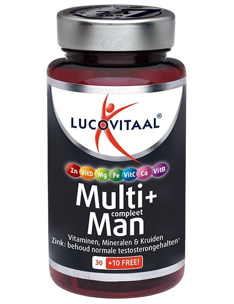Lucovitaal Multi+ compleet man (40 tabletten)
