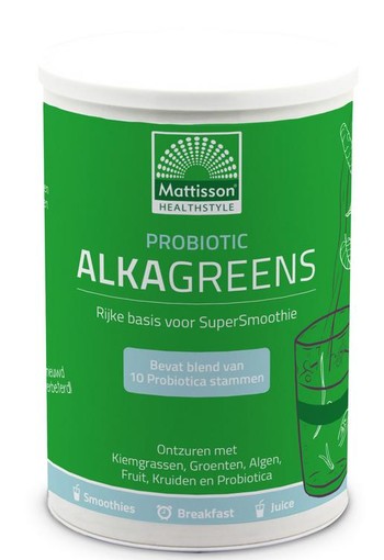 Mattisson Probiotic alkagreens poeder (300 Gram)