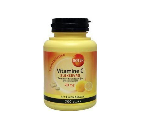 Roter Vitamine C 70 mg suikervrij (300 Tabletten)