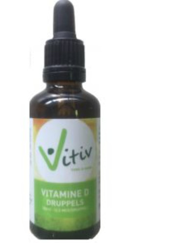 Vitiv Vitamine D3 druppels 100IU (50 Milliliter)