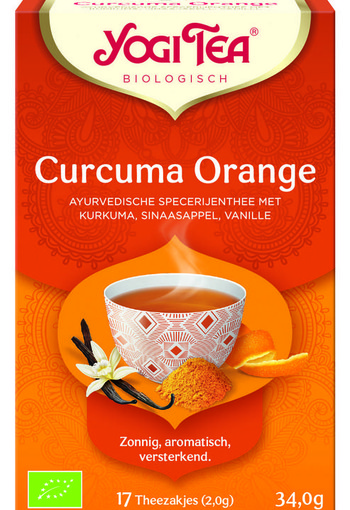 Yogi Tea Curcuma orange bio (17 Zakjes)