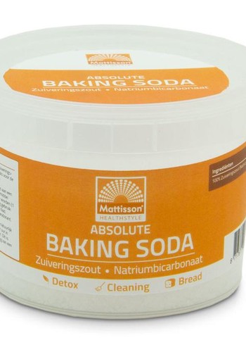 Mattisson Baking soda zuiveringszout natriumbicarbonaat (300 Gram)