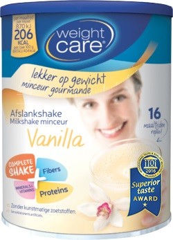 Weight Care Afslankshake vanille (324 Gram)