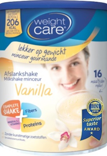 Weight Care Afslankshake vanille (324 Gram)