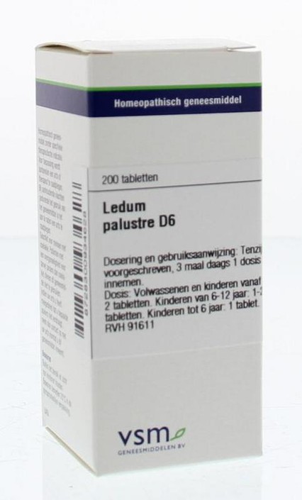 VSM Ledum palustre D6 (200 Tabletten)