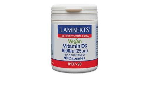 Lamberts Vitamine D3 1000IE 25mcg vegan (90 Capsules)