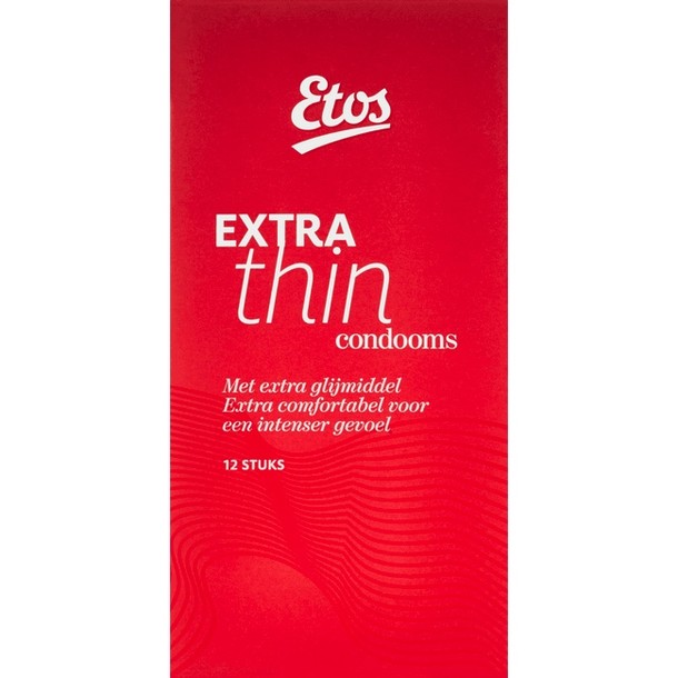 Etos Extra Thin Condooms 12 stuks