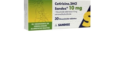 Sandoz Cetirizine 10 mg (30 Tabletten)