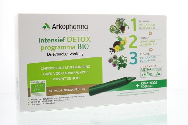 Arkofluids Bio detox 30 dagen kuur (30 Ampullen)