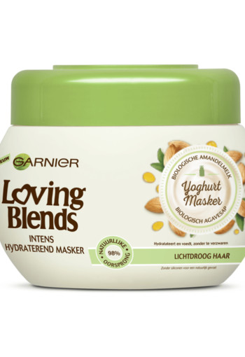 Garnier Loving Blends Amandelmelk & Bio-Agavesiroop Haarmasker 300 ML
