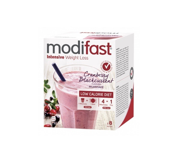 Modifast Intensive milkshake cranberry (440 gram)