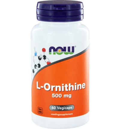 Now L-ornithine 500 Mg 60ca