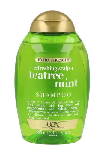 OGX Extra strength shampoo refr scalp & tea tree mint (385 Milliliter)